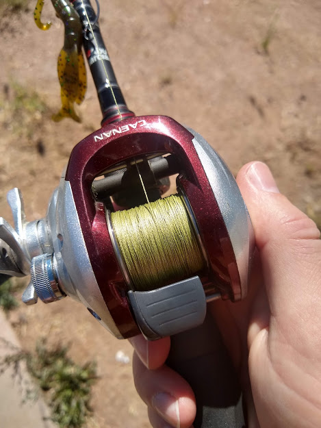 braided fishing line is very sensitive and can help you tell the difference between a bite and a snag.